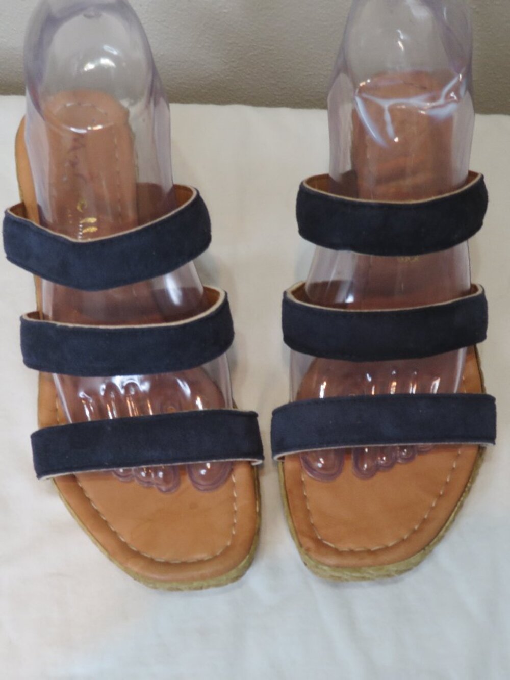 Bella Vita Mariella Espadrille Wedge Sandals #3 Heel Size 8.5